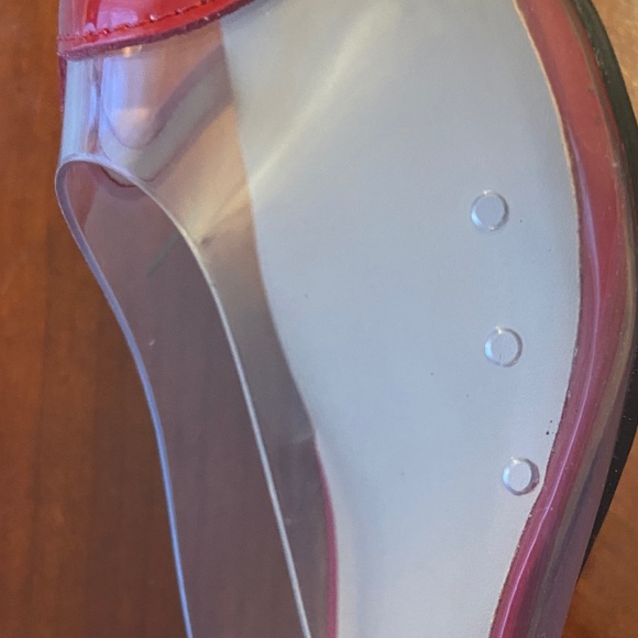 A New Day Women’s Eleanor Red and Cream Heart kitten Heels 2” - Picture 9 of 9